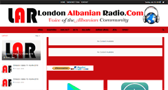 Desktop Screenshot of londonalbanianradio.com